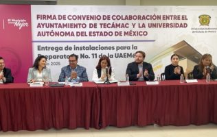 Formalizan apertura de la Preparatoria No. 11 de la UAEMEX en Tecámac
