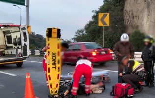 Cierre parcial en carretera Chamapa-Lechería por accidente vial