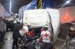 Accidente en la autopista deja a 13 heridos