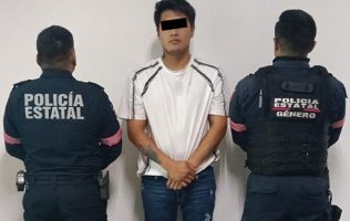 Agarran a machito que golpeó a una mujer en Metepec