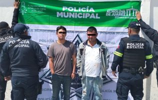 Agarran a presuntos extorsionadores de pollo en Almoloya de Juárez