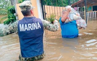Alertan a Tamaulipas ante posible desbordamiento del Río Guayalejo-Tamesí