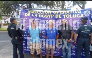 Atrapan a banda de asaltantes en la zona norte de Toluca