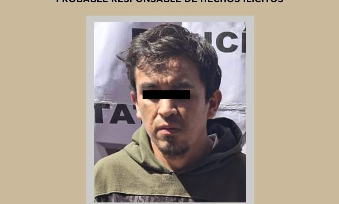 Atrapan a sujeto acusado de violencia de género en Almoloya de Juárez