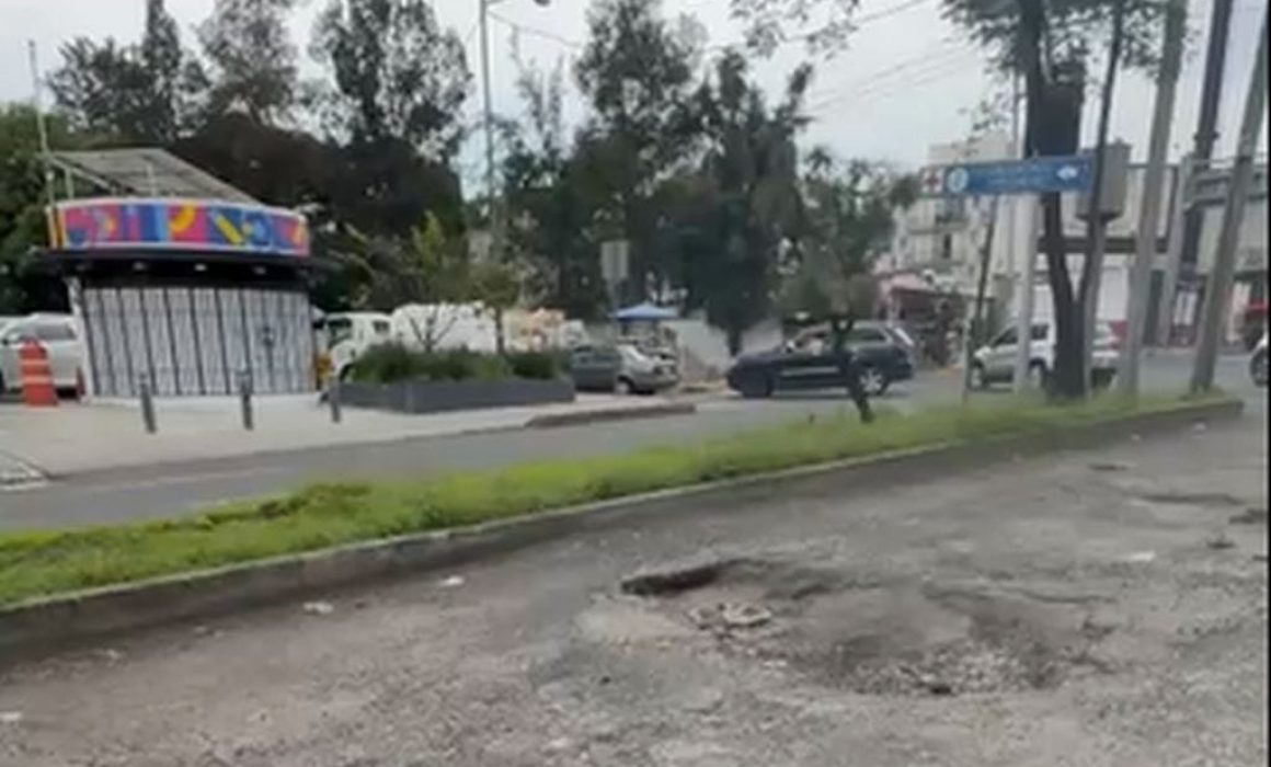 Baches y hundimientos en Naucalpan