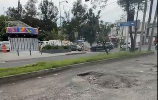 Baches y hundimientos en Naucalpan