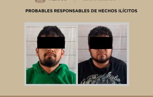 Caen 3 masculinos con armas y droga en Villa Victoria; uno es menor de edad