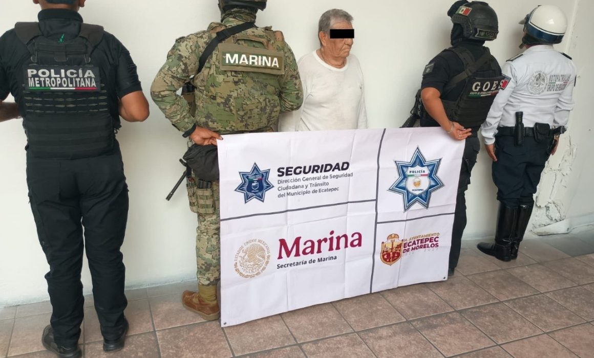 Capturan a abuelito que intimidaba con su escopeta a mujeres de Ecatepec