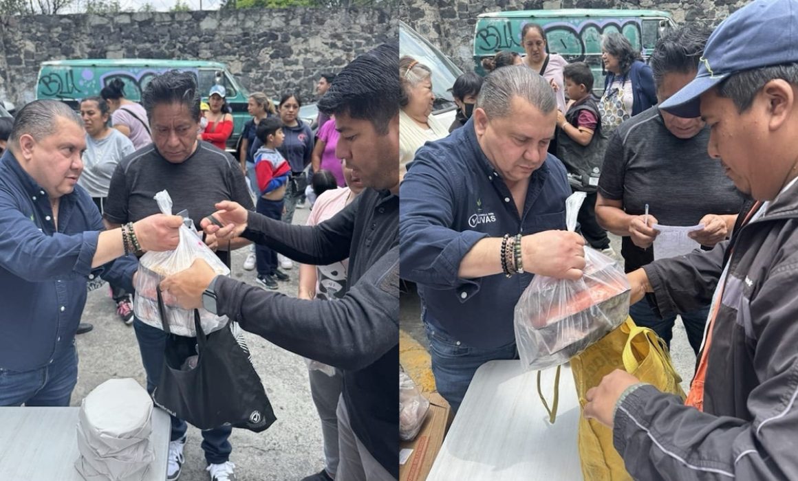 Entregan carne y tortilla a bajo costo en Naucalpan como parte de programa comunitario