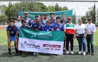 Realiza CONADE clínica de futbol en Chalco