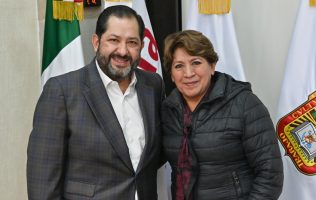 Acude Delfina Gómez al Congreso del Estado de México