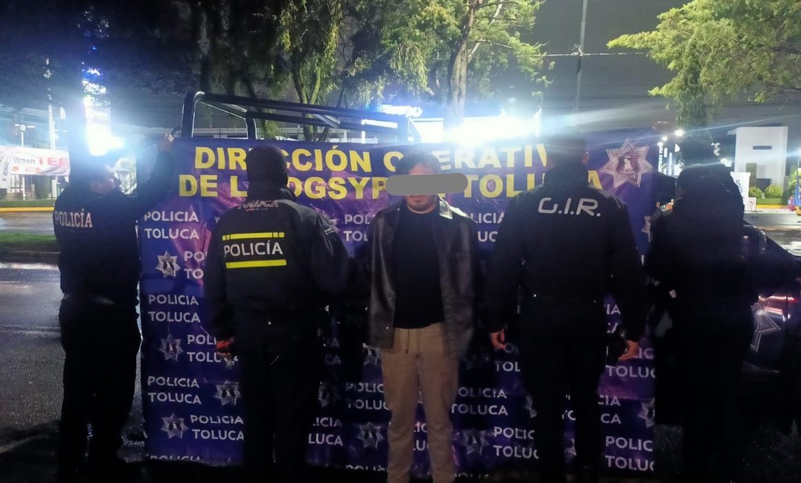 Desata un caos por un chisme y termina detenido en Metepec