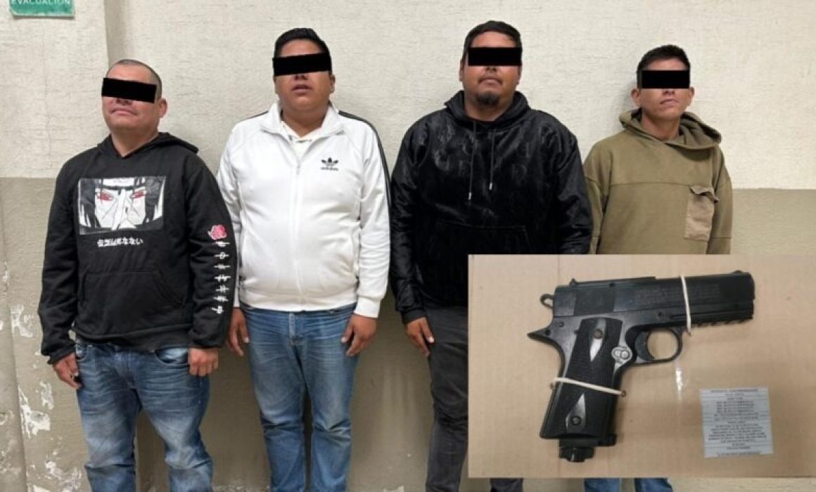 Detienen a 4 extorsionadores