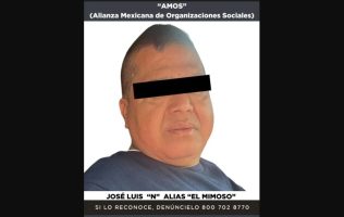 Detienen a José Luis N El Mimoso acusado de extorsión y despojos
