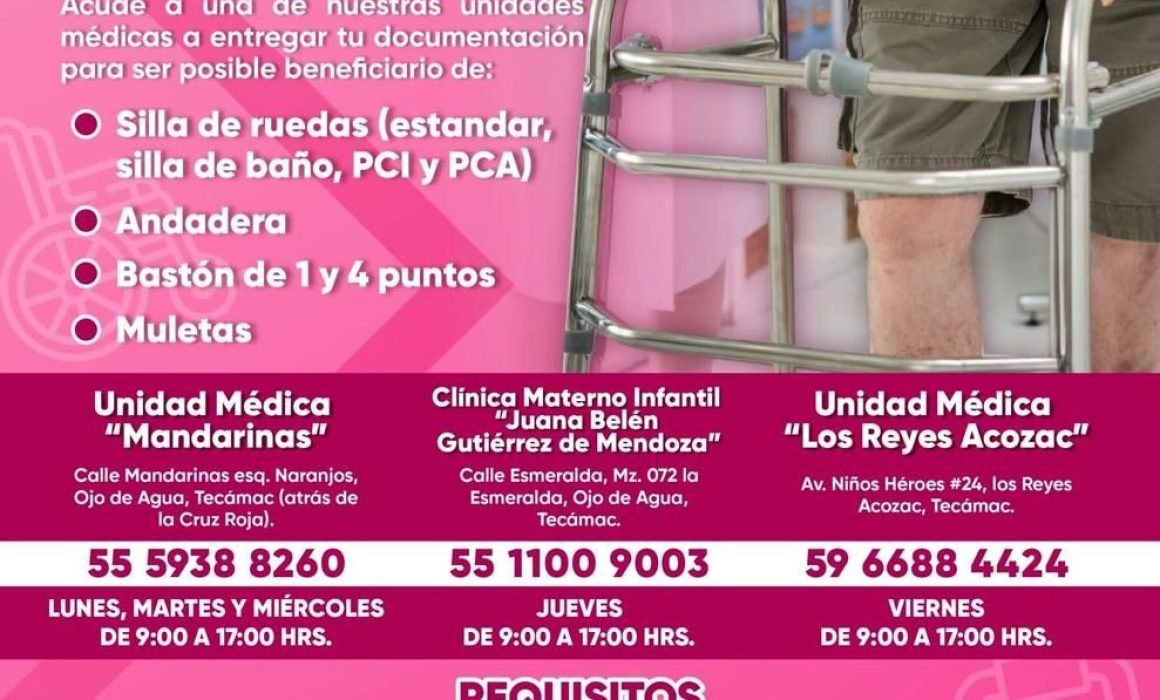 Entregará DIF de Tecámac aparatos funcionales