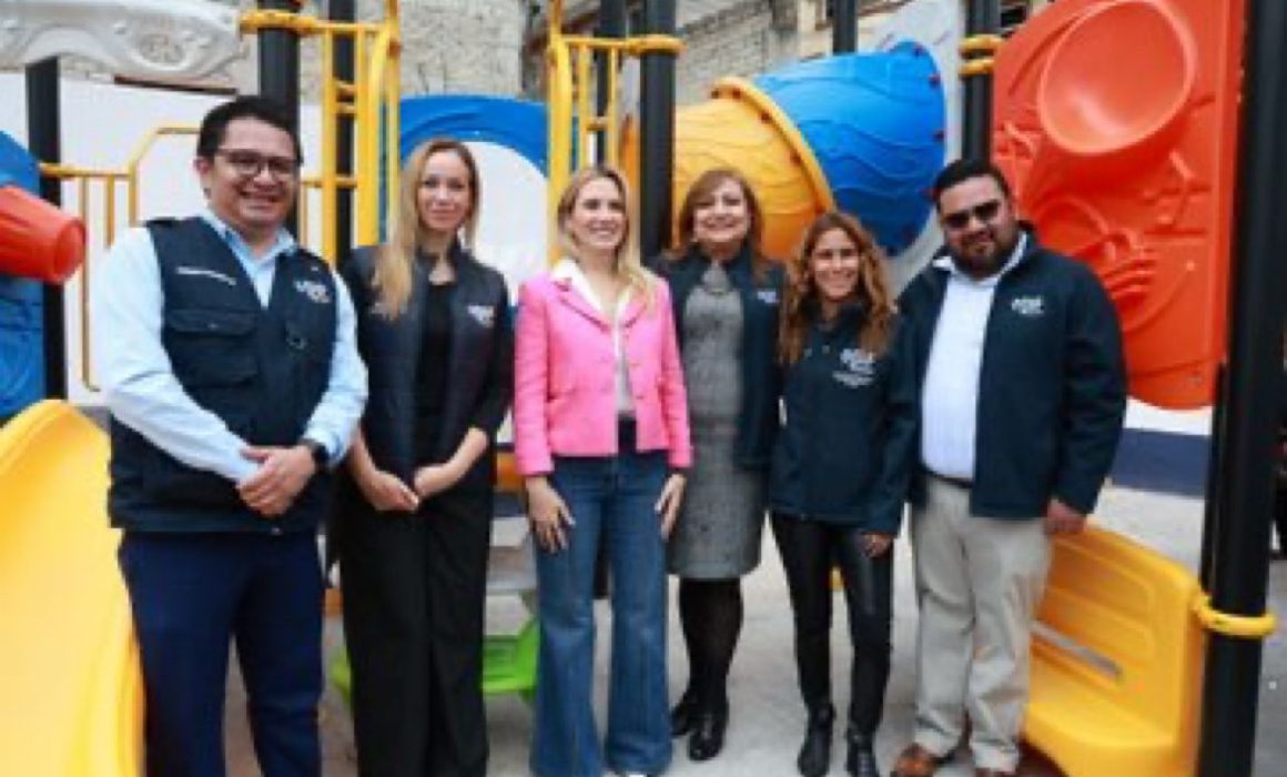 Habilitan nuevo espacio recreativo en Huixquilucan para niños