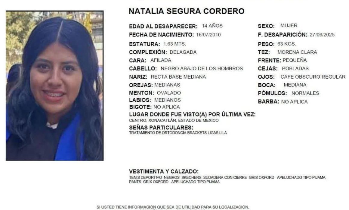 Hallan sin vida a menor perdida en Xonacatlán