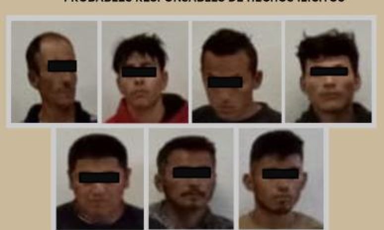 Caen siete con droga y moto con reporte de robo en Chimalhuacán