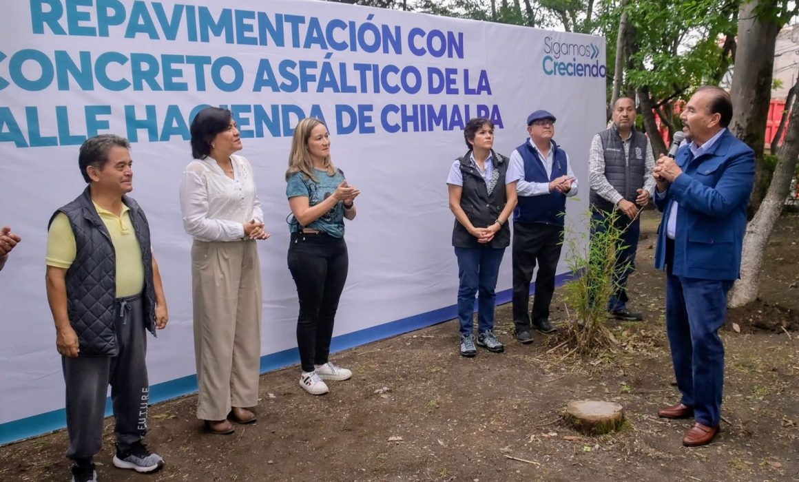 Impulsa Pedro Rodríguez rehabilitación vial en Atizapán