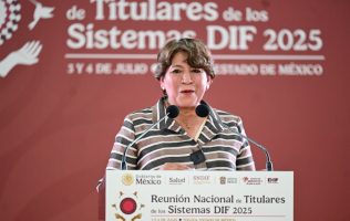 Inaugura Delfina Gómez Casa de Descanso en Ixtapan