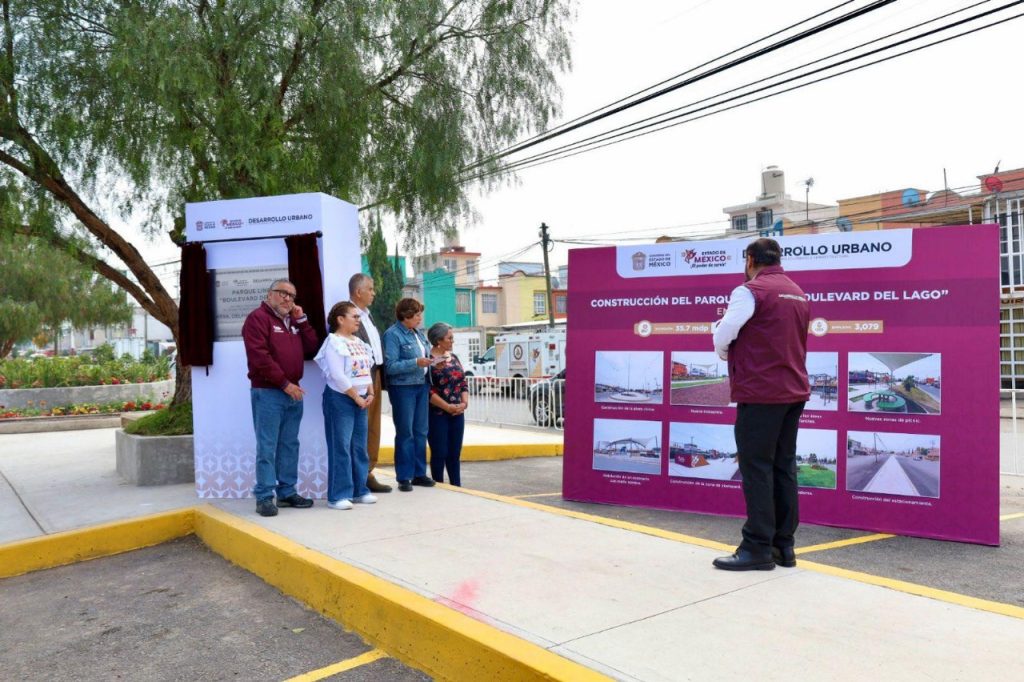 Inaugura Delfina y Sánchez Osorio parque lineal en Acolman
Créditos: Gobierno Acolman