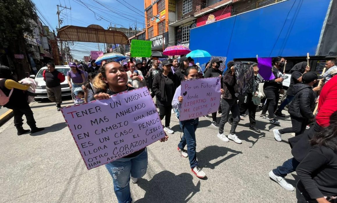Marchan por el feminicidio de Natalia en Xonacatlán