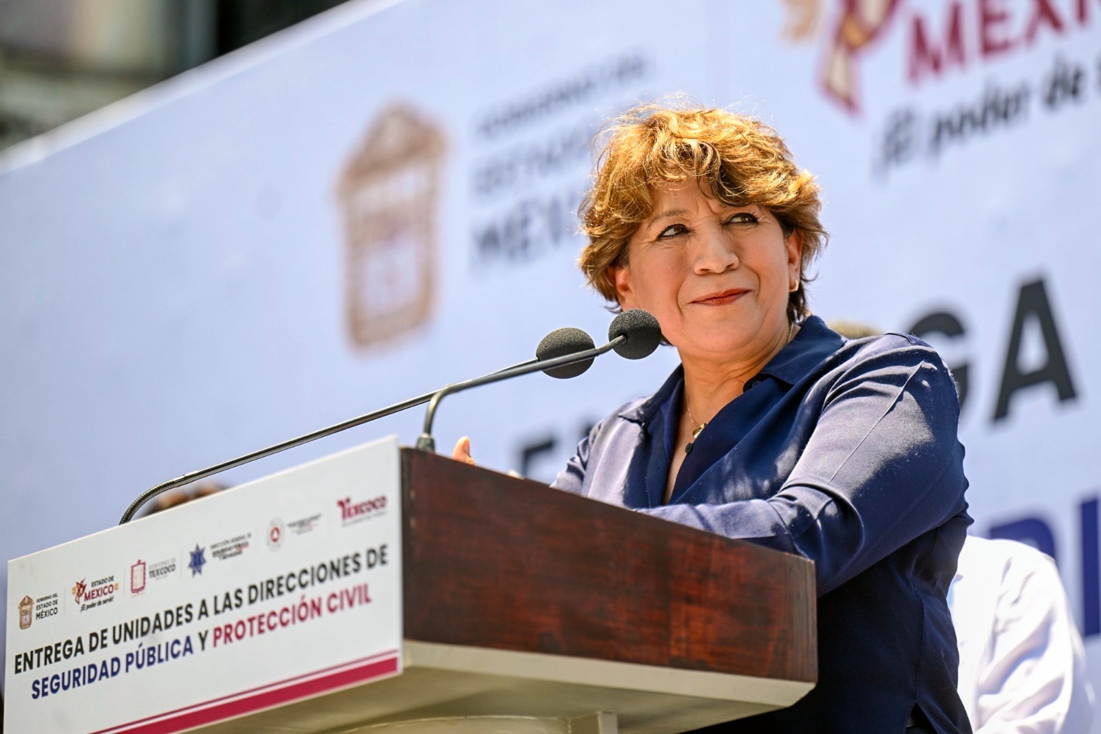 Mejora Delfina Gómez percepción de seguridad en Edomex - Quadratín Edomex