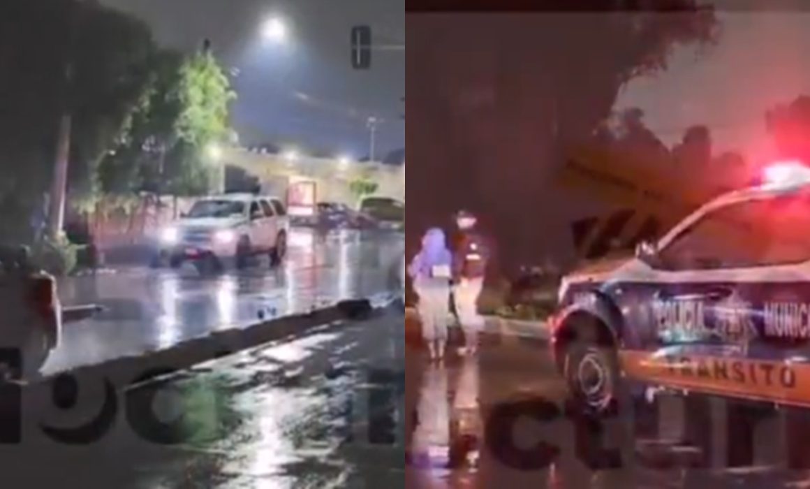 Motociclista pierde la vida en Ecatepec por fuertes lluvias