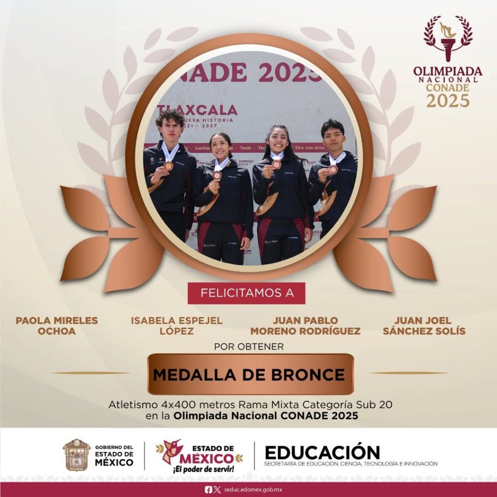 Olimpiadas Nacionales Edomex
Foto: FB Instituto del Deporte del Edomex