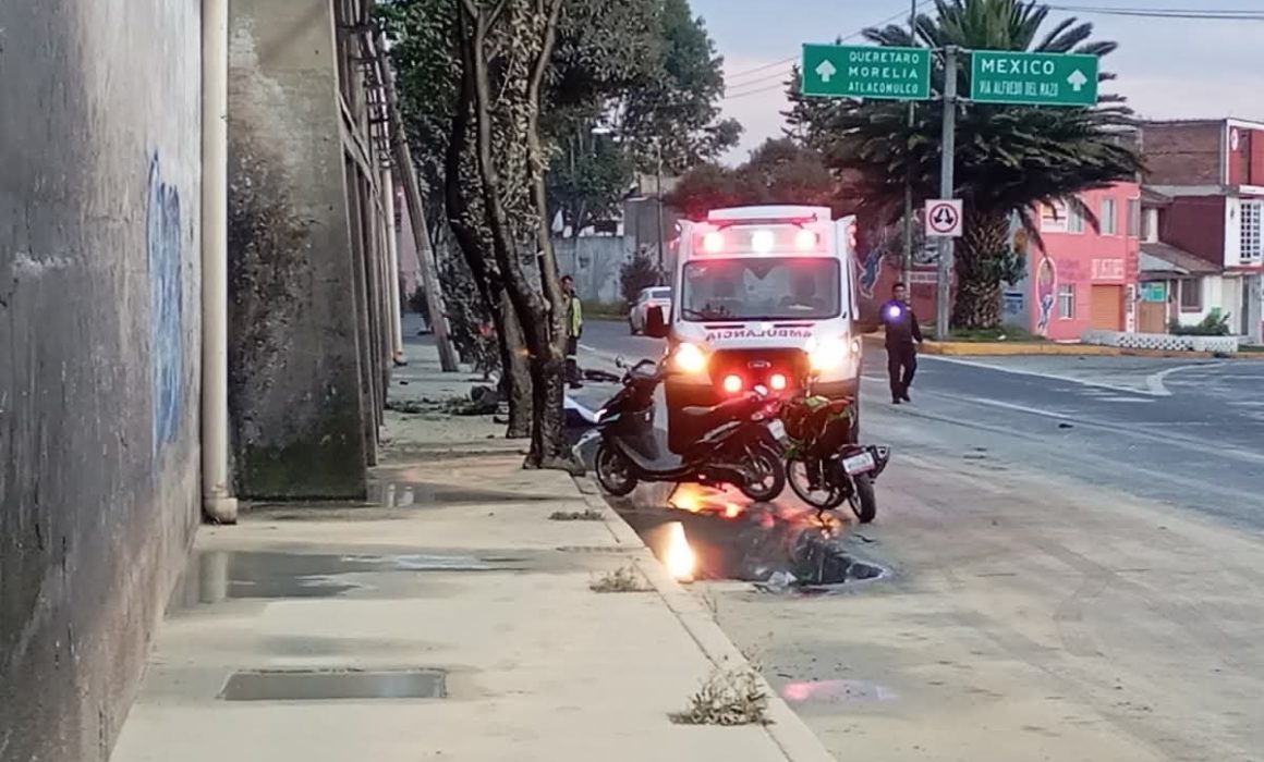 Pierde la vida biker en Toluca