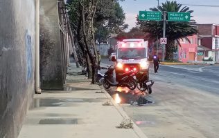 Pierde la vida biker en Toluca