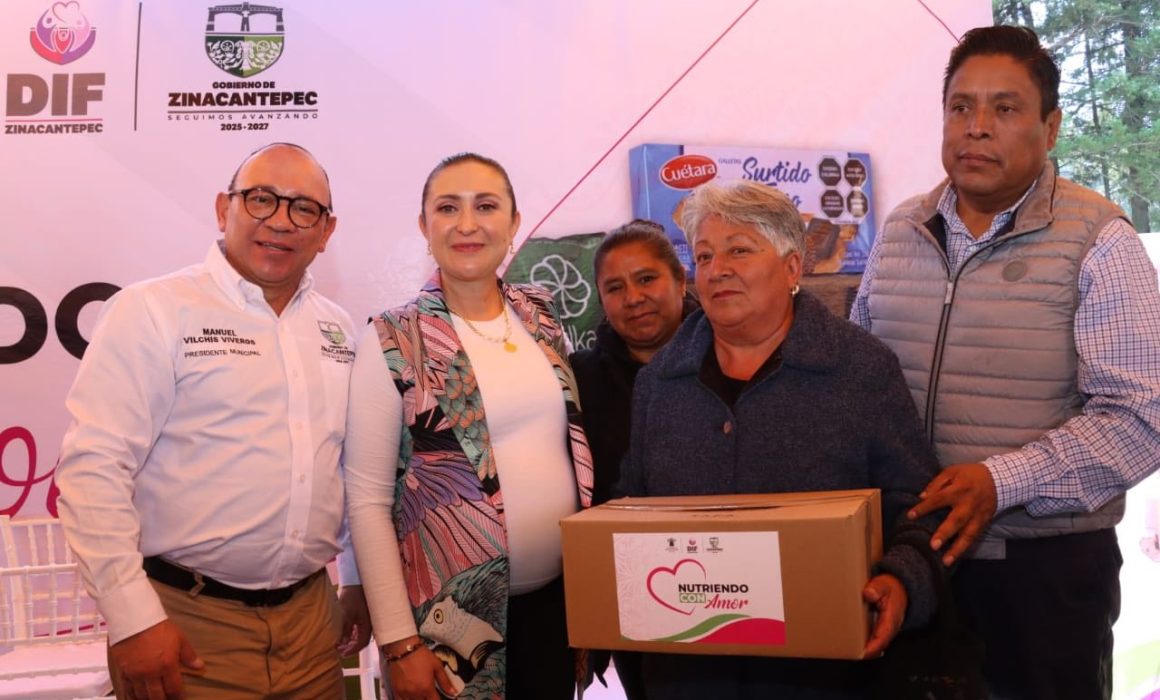 Reparte despensas Ayuntamiento de Zinacantepec