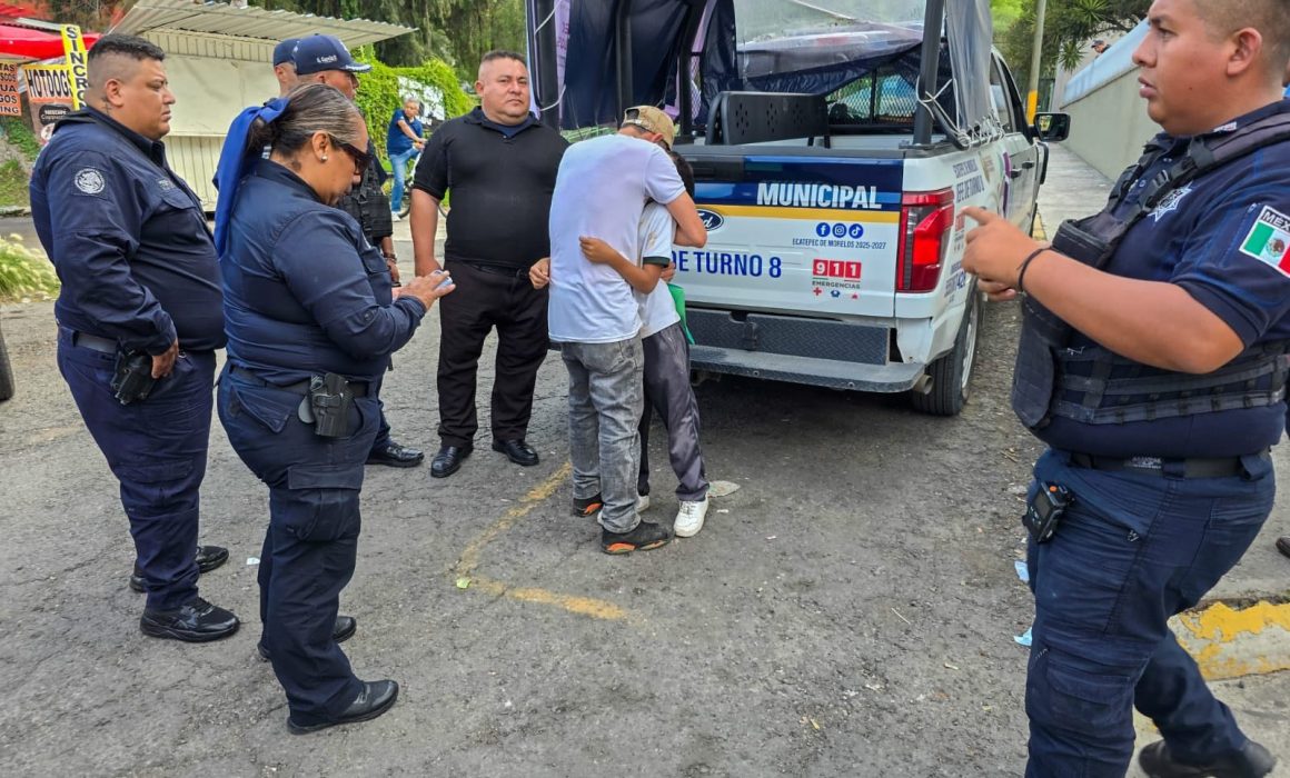 Rescatan a menor víctima de extorsión telefónica en Ecatepec