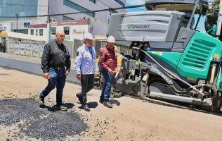 Revisa alcalde de Toluca rehabilitación de calles