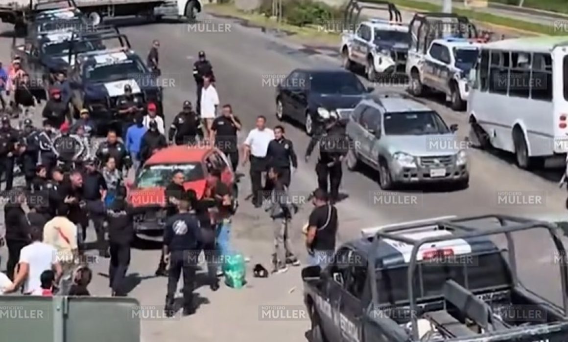 Riña entre dulceros en Ecatepec