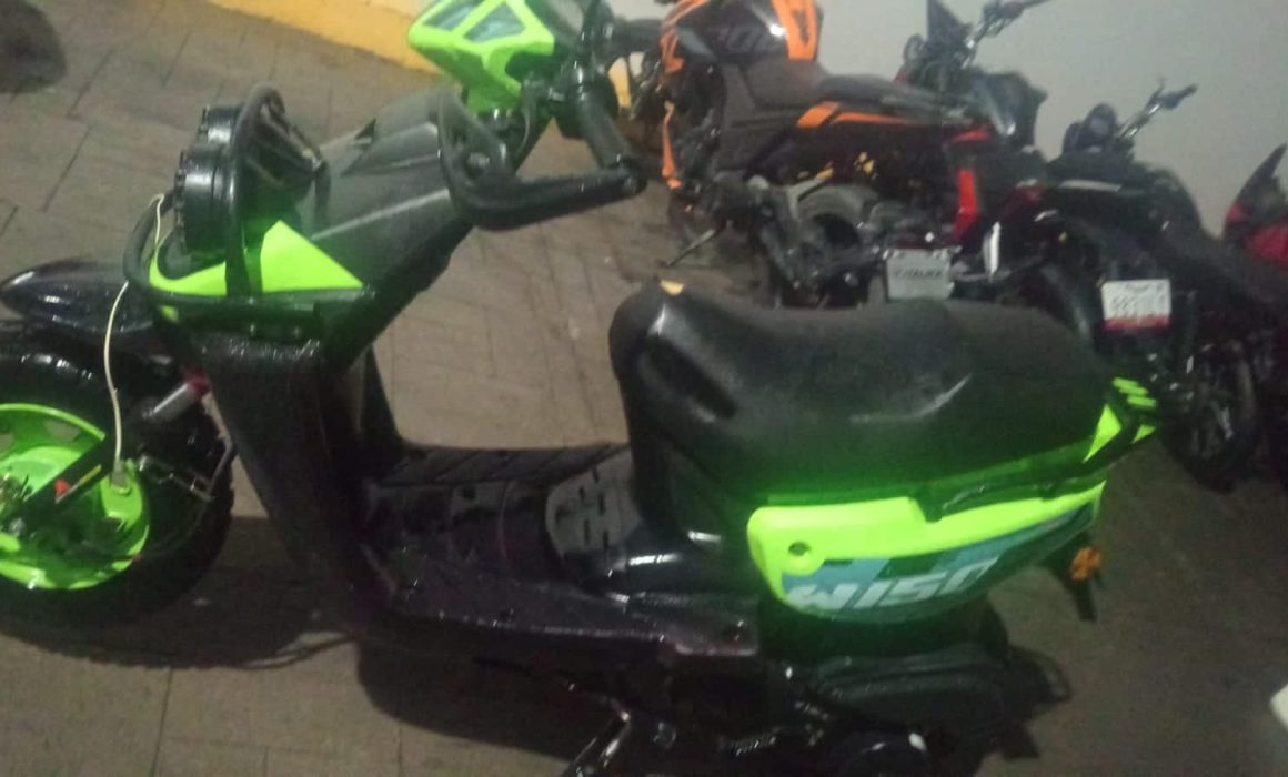 Robo de motocicleta en Zumpango