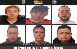 Sentencian a 6 integrantes de banda criminal por delitos en Chimalhuacán