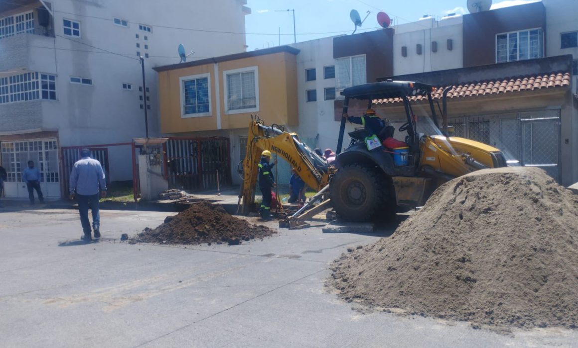 Socavón en Chalco