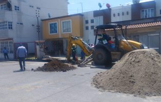 Socavón en Chalco