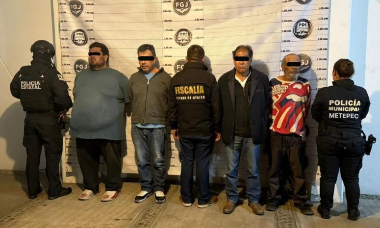Caen cuatro por narcomenudeo en Metepec