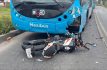 Provoca accidente imprudencia de motociclista en Ecatepec