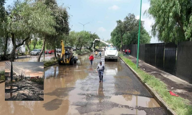 Acaban baches con las vialidades del Edomex