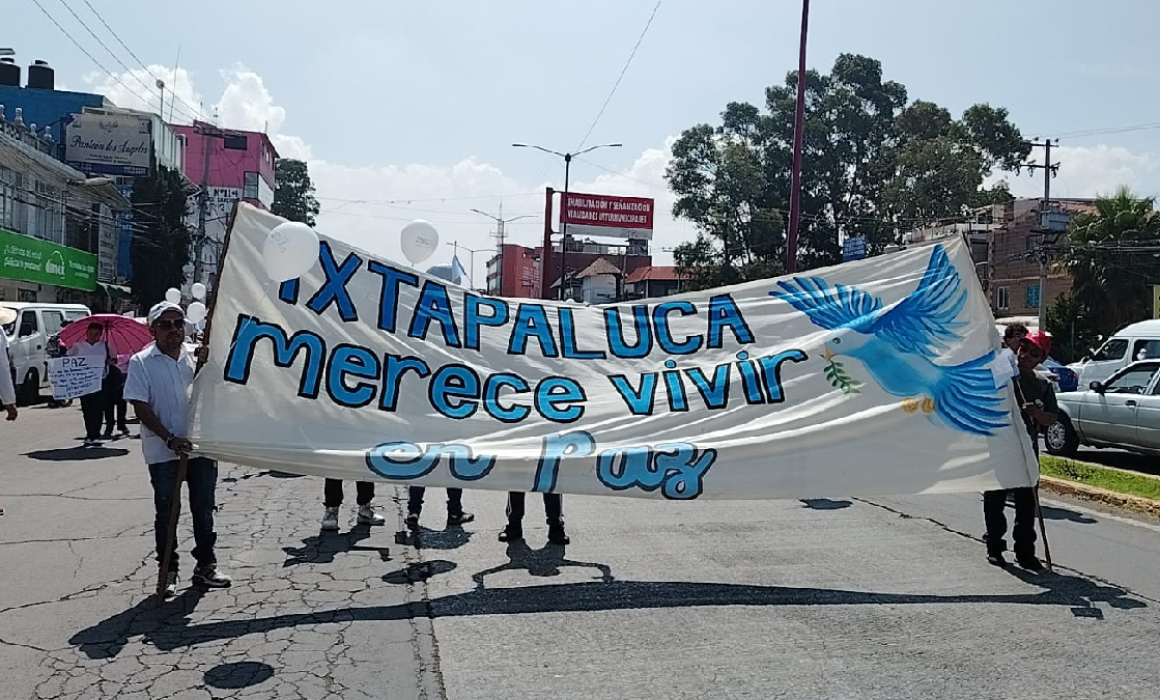 Marchan por la paz en Ixtapaluca; ciudadanos exigen mayor seguridad