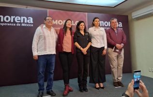 Acusa Luisa Alcalde campaña para debilitar a la 4T tras viaje de Andy