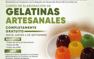 Anímate a preparar gelatinas y jabones con valor ante la SEP en Tecámac