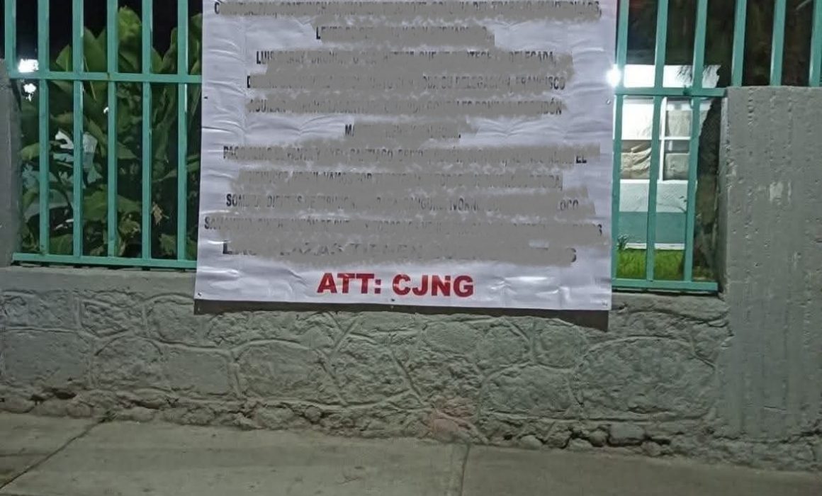 Aparece narcomanta en Texcoco y vecinos temen aumento de violencia