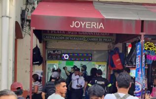 Asaltan joyería en pleno centro de Chalco; policías llegan media hora tarde
