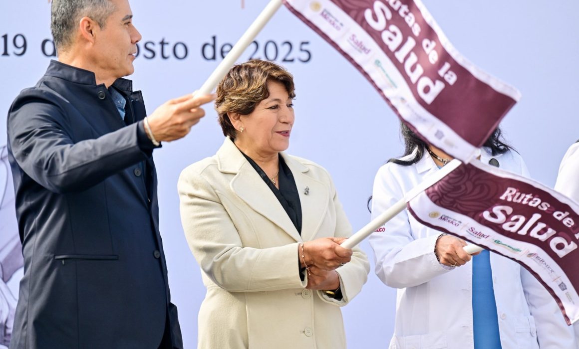 Asegura Delfina Gómez que las Rutas De La Salud son un éxito en Edomex