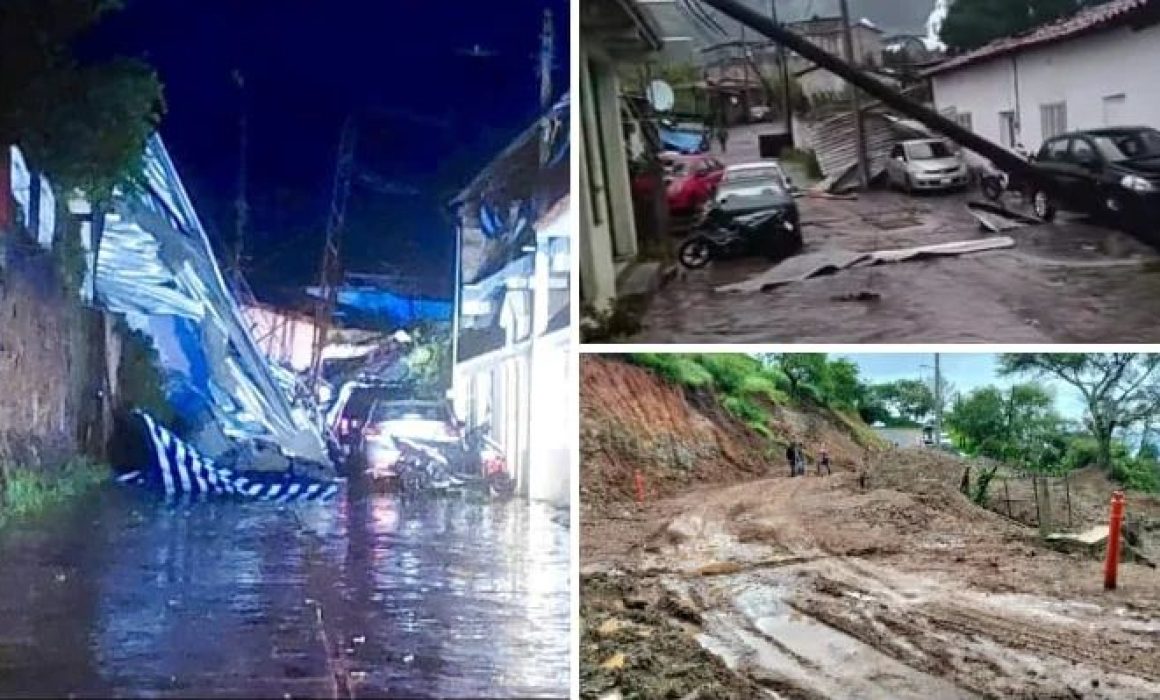 Atiende Tlatlaya emergencia tras tromba que causa daños y deja aislamiento