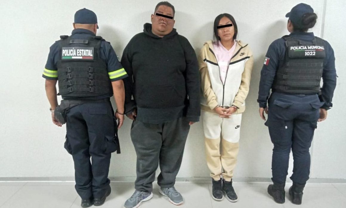 Atrapan a pareja que extorsionaba con ramo de rosas en Chimalhuacán